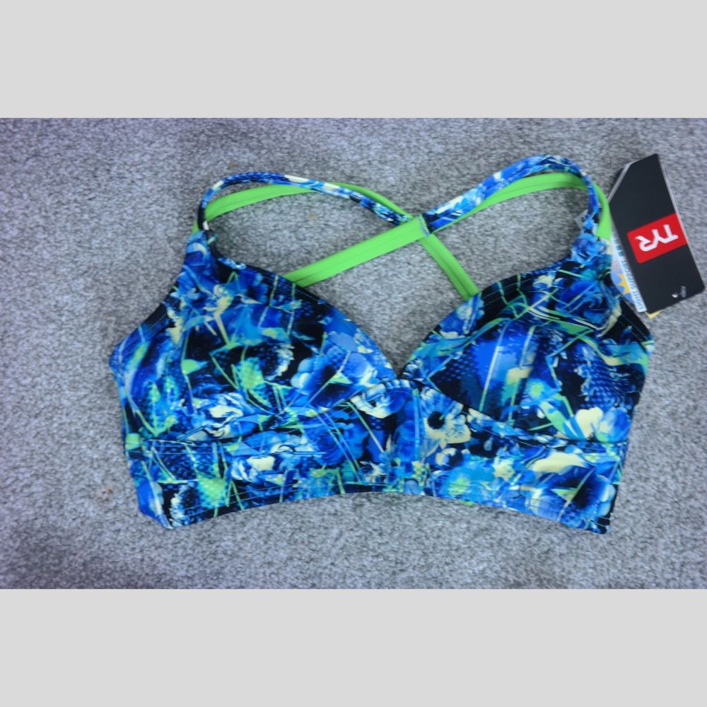 TYR Size XS 0/2 Print UPF 50 Body Sculptor Bikini Petite fit - Picture 3 of 8
